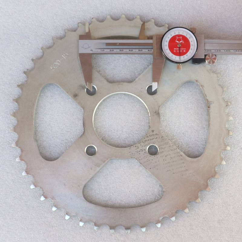 520 45fogú 58 mm-es hátsó lánc lánckerék kínai ATV Quad Pit Dirt Bike Buggy Go Kart motorkerékpár motorhoz