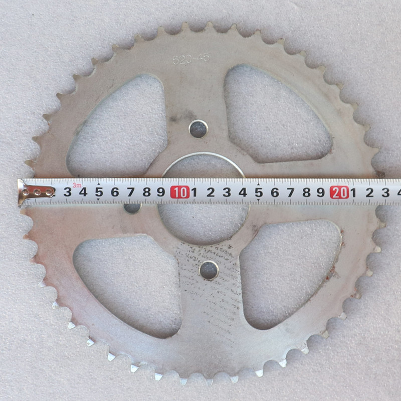 520 45fogú 58 mm-es hátsó lánc lánckerék kínai ATV Quad Pit Dirt Bike Buggy Go Kart motorkerékpár motorhoz