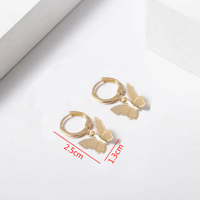 Cercei cu ciucuri de perle Cercei cu fluture noi coreeni pentru femei Cercei romantici suspendați Accesorii pentru urechi de petrecere cu personalitate