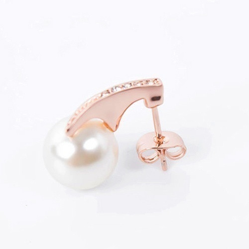 Delysia King 3 бр. Дамски модерни перлени обеци Колие Комплект бижута Превъзходно качество със стрази Булчинско парти обеци