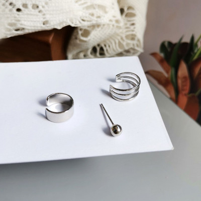 LATS Nježni cirkon, slatke naušnice s kopčom, manžeta za uho s kopčom bez piercinga, lažno uho od hrskavice za žene, modni nakit 2022.