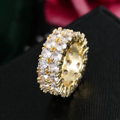 Модни луксозни годежни пръстени с кубичен цирконий за жени Маркиза Кристал сватбен пръстен Парти бижута Подарък