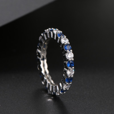 Модни луксозни годежни пръстени с кубичен цирконий за жени Маркиза Кристал сватбен пръстен Парти бижута Подарък