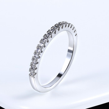 ZHOUYANG Love Сладки сватбени годежни пръстени за жени Micro Pave CZ Crystal Sliver Color Dainty Ring Модни бижута Всички размери