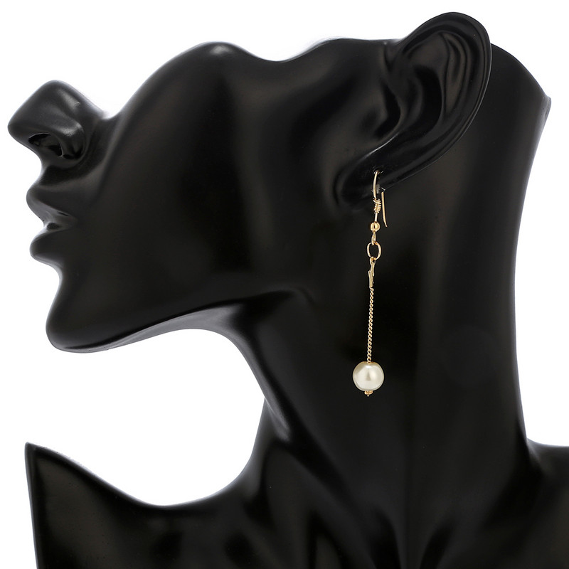 Bijuterii de nuntă Set de colier simplu din perle de imitație Brățară asortată Cercei pentru femei Accesorii pentru petrecerea de logodnă Nou2019
