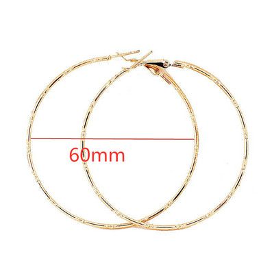40 mm 60 mm 70 mm 80 mm преувеличават големи гладки кръгли обеци с обръч Brincos Прости парти кръгли обеци за жени Бижута