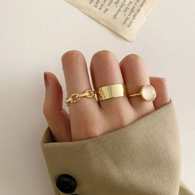 Set de inele punk din metal cu fluture la modă pentru femei, fete, bijuterii de petrecere, cadouri, accesorii de modă, cataramă, inel pentru degetul arătător pentru femei