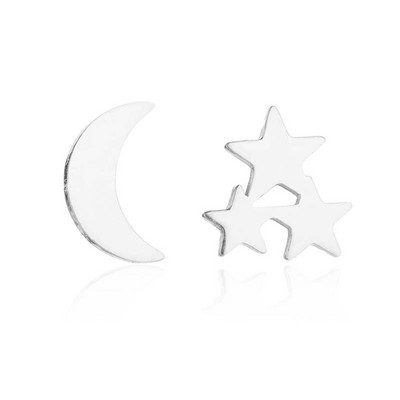 Oly2u Big Star Earrings Punk Stud Earrings Simplicity Rozsdamentes acél fülbevaló Női Ékszer 2019 Nagyker Oorbellen