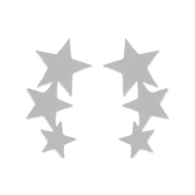 Oly2u Big Star Earrings Punk Stud Earrings Simplicity Rozsdamentes acél fülbevaló Női Ékszer 2019 Nagyker Oorbellen