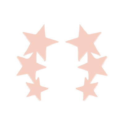 Oly2u Big Star Earrings Punk Stud Earrings Simplicity Rozsdamentes acél fülbevaló Női Ékszer 2019 Nagyker Oorbellen