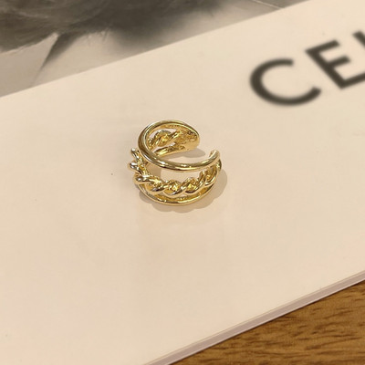 Cercei cu clemă în cruce de modă pentru femei, fete, perle drăguțe din zirconiu cubic, manșetă pentru cartilaj urechi fără piercing Set de bijuterii