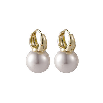 2022 Νέα χαριτωμένα μαργαριταρένια σκουλαρίκια με κρίκους για γυναίκες χρυσό χρώμα Μινιμαλιστικό μικροσκοπικά κοσμήματα μόδας Huggies Hoops