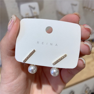 2022 m. nauji mieli perlų smeigtukai su žiedais auskarai moterims Aukso spalvos auskarai Minimalistiniai mažyčiai Huggies lankeliai Vestuviniai madingi papuošalai