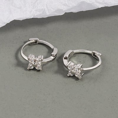2 db rozsdamentes acél Little Huggies karika fülbevaló nőknek apró kristály cirkónia medál porc fülbevaló piercing ékszer