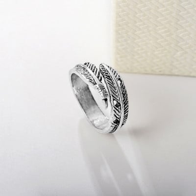Moda simplă, culoare argintie, cu pene, delfin, inel reglabil, bijuterii rafinate, inel pentru femei, petrecere, nuntă, cadou de logodnă