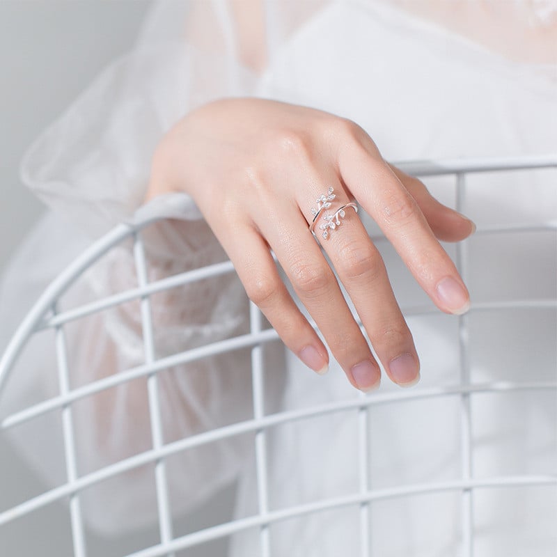 Moda simplă, culoare argintie, cu pene, delfin, inel reglabil, bijuterii rafinate, inel pentru femei, petrecere, nuntă, cadou de logodnă