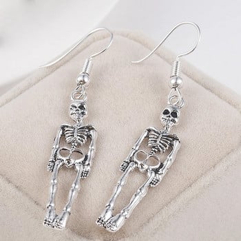 Halloween Vintage Skull Dangle σκουλαρίκια για γυναίκες Κοσμήματα Δώρα για πάρτι Aretes De Mujer Modernos 2021