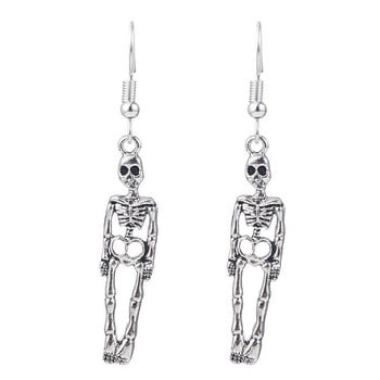 Halloween Vintage Skull Dangle σκουλαρίκια για γυναίκες Κοσμήματα Δώρα για πάρτι Aretes De Mujer Modernos 2021