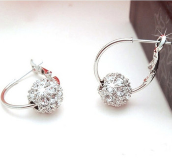 Fashion Trend Σκουλαρίκια Κρεμαστά σκουλαρίκια Ζιργκόν Γυαλιστερά σκουλαρίκια για Γυναικείο Γάμο Αρραβώνας Νύφη Κοσμήματα Δώρο γενεθλίων