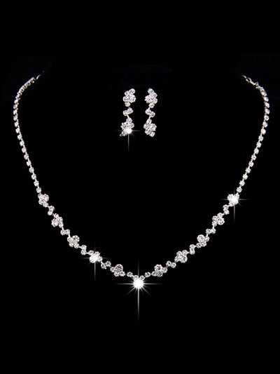 Κολιέ KUNIU Creative Χρυσό Χρώμα 1 Ζεύγος Σκουλαρίκια Γάμου Νυφικό Πέρλες Κοσμήματα Κυρία Γυναικείο σετ κοσμημάτων για γυναίκες