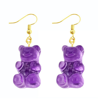 Γυναικείο σκουλαρίκι Ρητίνη Drop Αστείο προσαρμοσμένο χαριτωμένο δώρο για κορίτσια Eardrop Παιδιά Ζώο πάπια Βάτραχος κουνέλι Κουκουβάγια Cub Gummy Flamingo