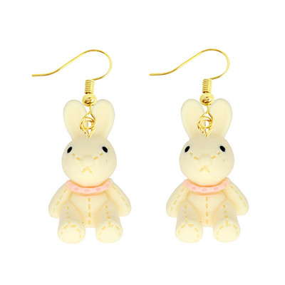 Γυναικείο σκουλαρίκι Ρητίνη Drop Αστείο προσαρμοσμένο χαριτωμένο δώρο για κορίτσια Eardrop Παιδιά Ζώο πάπια Βάτραχος κουνέλι Κουκουβάγια Cub Gummy Flamingo