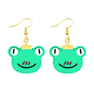 Γυναικείο σκουλαρίκι Ρητίνη Drop Αστείο προσαρμοσμένο χαριτωμένο δώρο για κορίτσια Eardrop Παιδιά Ζώο πάπια Βάτραχος κουνέλι Κουκουβάγια Cub Gummy Flamingo