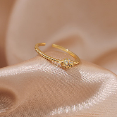 LATS Luksuzno prstenje od bisera i cirkona u zlatnoj boji za žene 2021., vintage seksi otvoreni prsten, prsten za zabave, modni, elegantni nakit, darovi