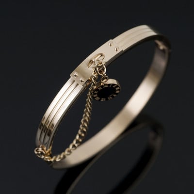 Luksuzni nakit poznatih marki za žene i muškarce Crni okrugli nehrđajući čelik s rimskim brojevima Narukvice i privjesci Popularna narukvica