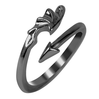 Prsteni s mačjim ušima Otvorenog dizajna, slatki otisci stopala, modni nakitni prsten za žene, mlade djevojke, djetetu, poklon, podesivi životinjski prsten