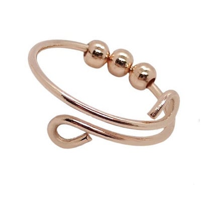 Skyrim rozsdamentes acél forgó gyöngyök szorongásgátló gyűrűk állítható stresszoldó gyűrűk nőknek férfiaknak 2023 divatékszer ajándék