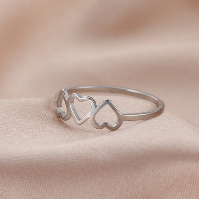 Skyrim Ženski prsten od nehrđajućeg čelika Jednostavno srce Leptir Mjesečeva mijena Geometrijsko prstenje Vjenčani dar za ljubavnika Veleprodaja