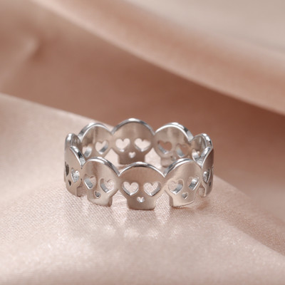 Skyrim Ženski prsten od nehrđajućeg čelika Jednostavno srce Leptir Mjesečeva mijena Geometrijsko prstenje Vjenčani dar za ljubavnika Veleprodaja