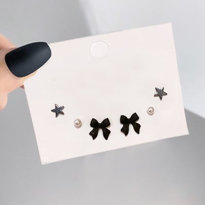 FNIO, moda coreeană, metal, dragoste, inimă, cercei cu picătură, cercei mici pentru femei, la tendință, cu pandantiv, set de cercei cu piercing, bijuterii 2022