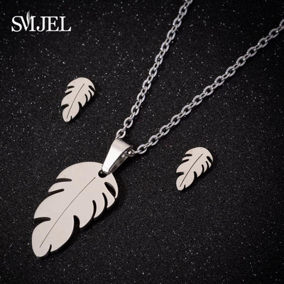 Rozsdamentes acél röplabda ékszerkészlet nőknek Minimalista üreges golyó alakú nyaklánc fülbevaló háromszög kiegészítők klub ajándékok