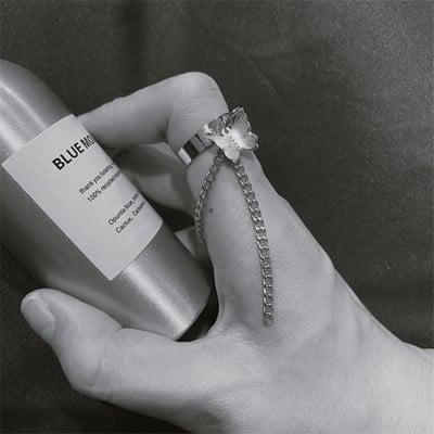 Boho arany színű kereszt széles gyűrű szett női lányoknak egyszerű láncos ujj farok gyűrűk 2022 ÚJ bizsu ékszer ajándék gyűrű női