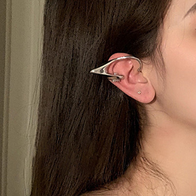 3db/szett kapcsok fülbevaló nőknek Uniszex Minimalista divatos porcos karika fülbevaló készletek fülmandzsetta hamis piercing klip a fülbevalón