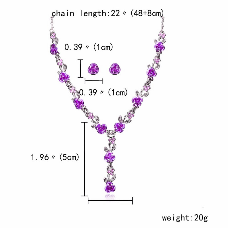 Vintage nyaklánc fülbevaló esküvői menyasszonyi elegáns ékszer készletek nőknek virág nyaklánc házassági gyöngyök ékszer szett divat