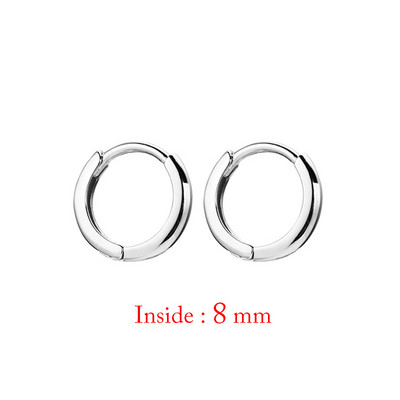 Minimalūs blizgūs auskarai Aukso spalvos mažyčiai kremzliniai auskarai auskarų vėrimo aksesuarai Madingi maži Huggie moteriški lankeliai vyrams