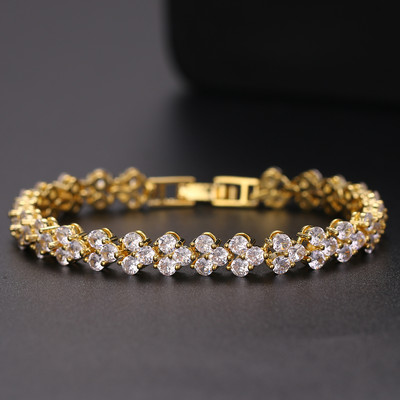 LXOEN luxus AAA cirkon olíva ágú medál szett nőknek divatos fehér rózsa arany színű esküvői ékszer készletek partira