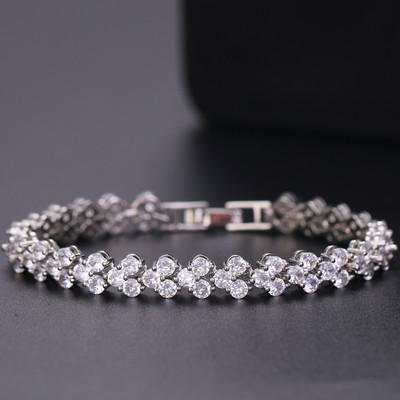 LXOEN luxus AAA cirkon olíva ágú medál szett nőknek divatos fehér rózsa arany színű esküvői ékszer készletek partira