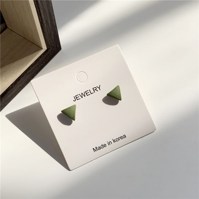 Édes akril szívű fülbevaló, finom arany színű, aranyos mini fülbevalók Divatos fülkörmök női lányoknak esküvői ékszer ajándék