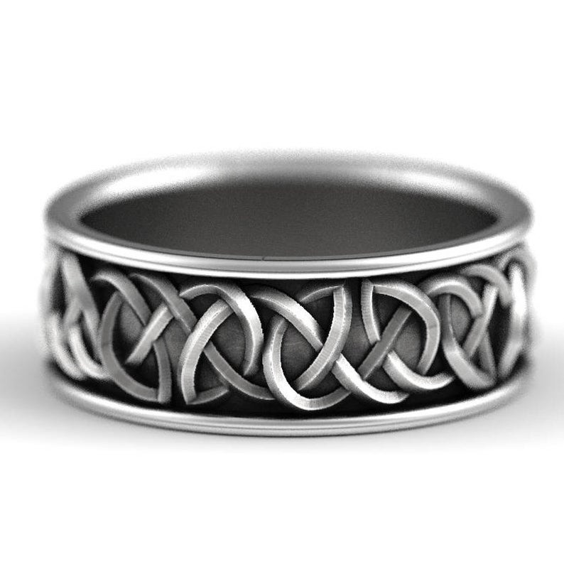 Huitan Viking Mitologia nordică Giant Wolf Bărbați Inel Totem de apărare Wolf Fashion Hip Hop Rock Unisex Inel de deget Punk Cadou