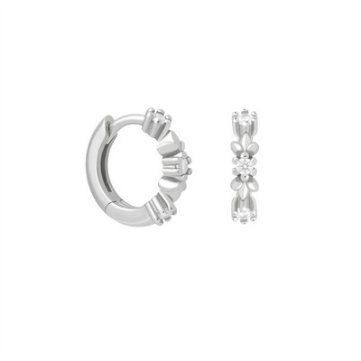 CRMYA Fashion Cubic Zirconia Cz Cercei cu cerc placat cu aur argint pentru femei logodna nunta bijuterii la modă