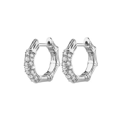 CRMYA Fashion Cubic Zirconia Cz Cercei cu cerc placat cu aur argint pentru femei logodna nunta bijuterii la modă