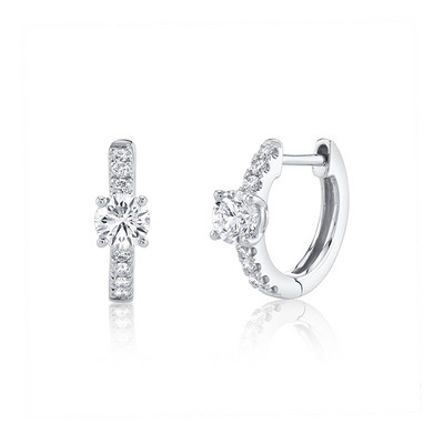 CRMYA Fashion Cubic Zirconia Cz Cercei cu cerc placat cu aur argint pentru femei logodna nunta bijuterii la modă