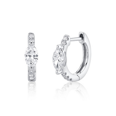 CRMYA Fashion Cubic Zirconia Cz Cercei cu cerc placat cu aur argint pentru femei logodna nunta bijuterii la modă