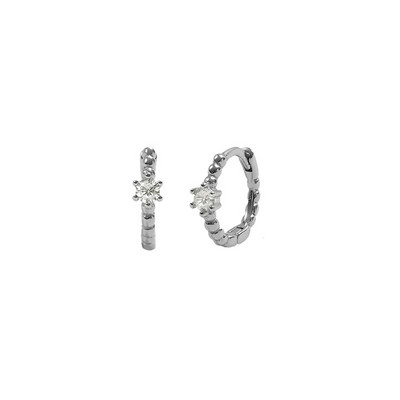 CRMYA Fashion Cubic Zirconia Cz Cercei cu cerc placat cu aur argint pentru femei logodna nunta bijuterii la modă