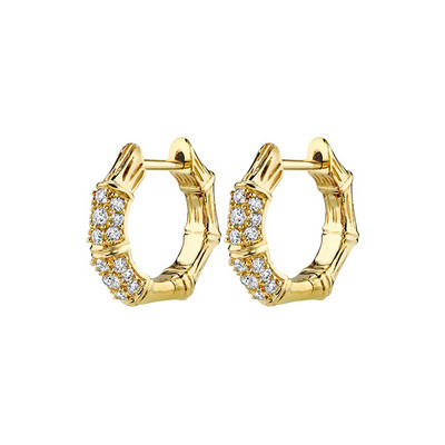 CRMYA Fashion Cubic Zirconia Cz Cercei cu cerc placat cu aur argint pentru femei logodna nunta bijuterii la modă