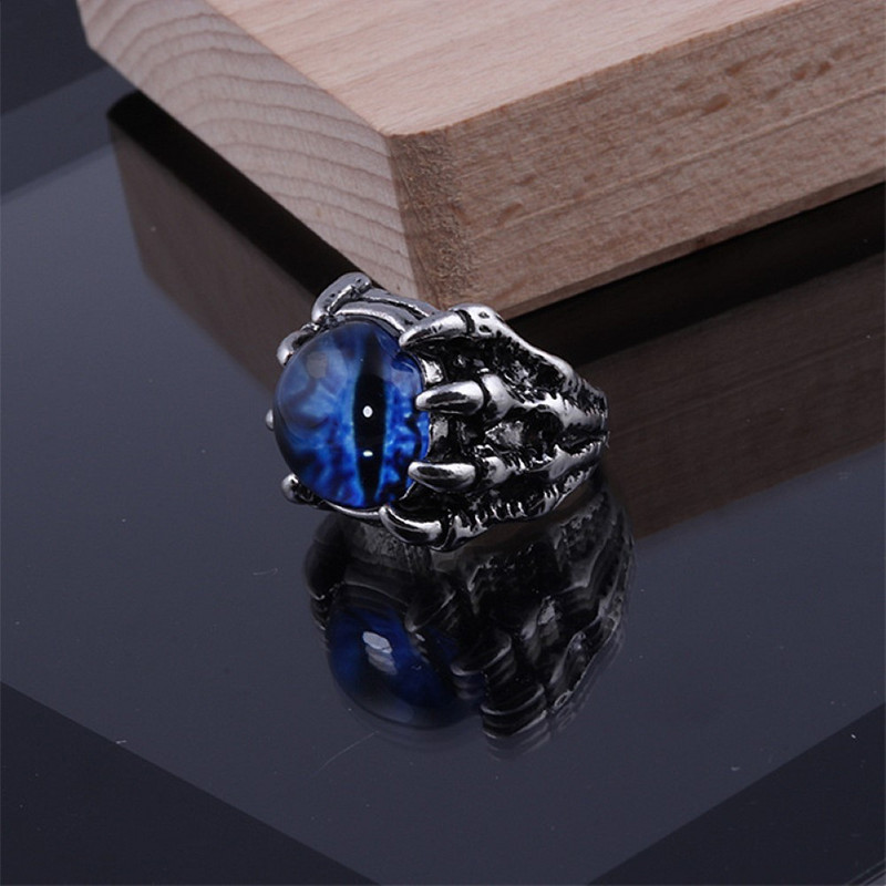 Moda creativă Inele de ochi rău pentru bărbați, femei, personalitate masculină, punk, inel, 4 culori, bijuterii, accesorii pentru club de noapte, pentru bărbați, cadouri